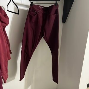 AG burgundy pants